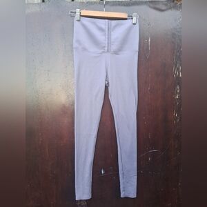 Gray High-Waisted Leggings